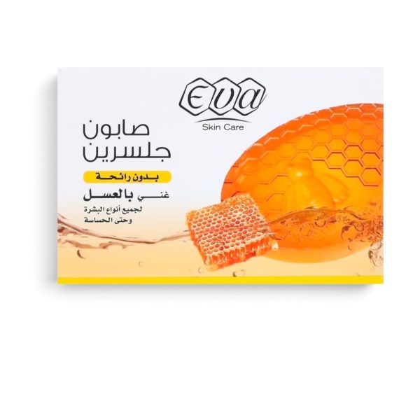 صابون جلسرين بالعسل لجميع انواع البشرة من ايفا