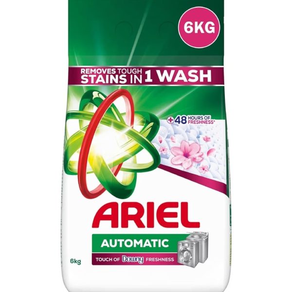 Ariel Automatic Washing Machine Powder with Downy Scent, 6kg
