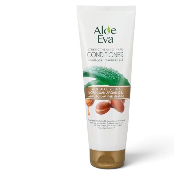 Aloe Eva Strengthening Hair Conditioner with Aloe Vera Extract and Moroccan Argan Oil - 230ml