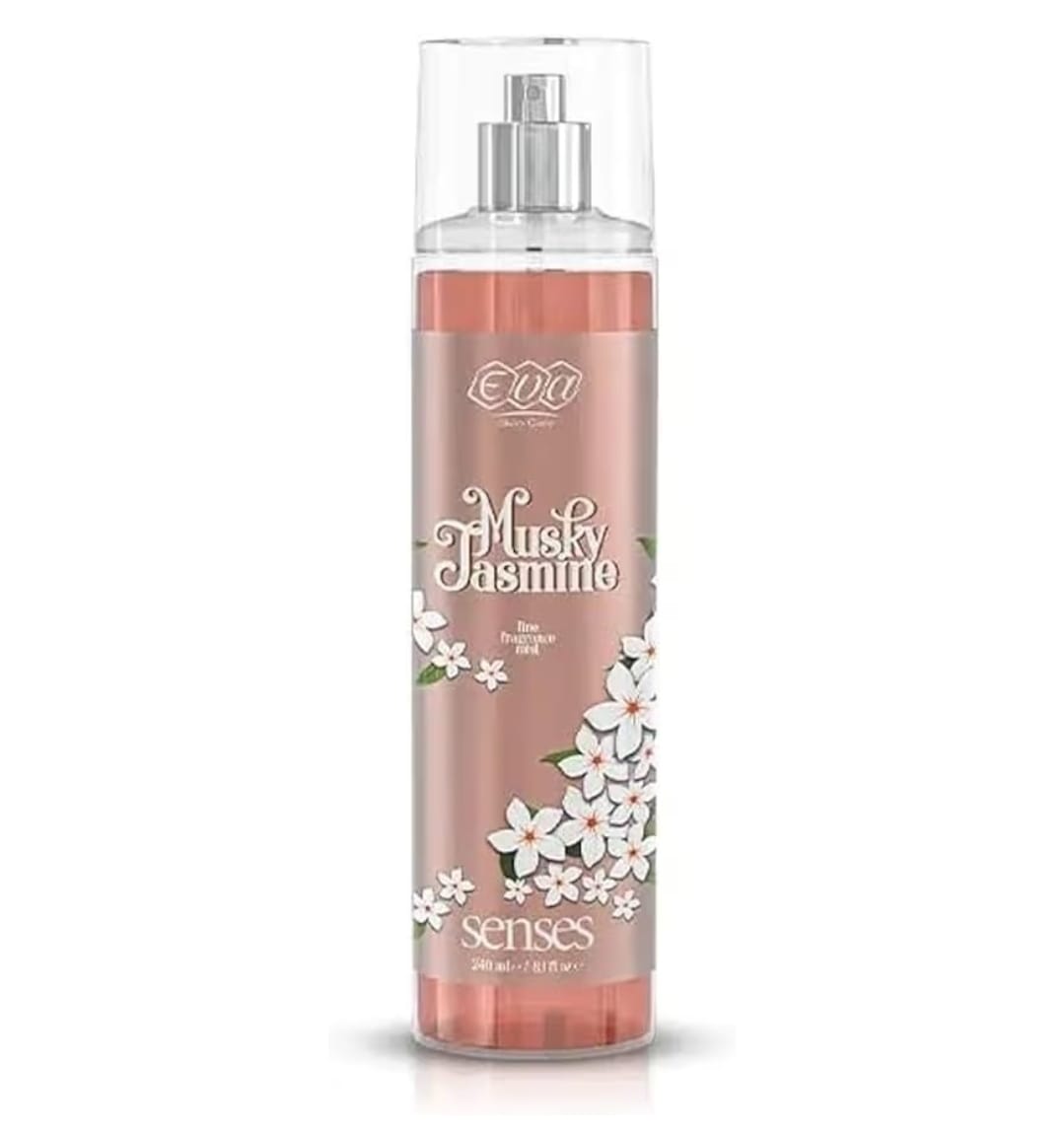 بودي سبلاش ايفا Eva Body Splash Full Body Liquid with Jasmine Musk Scent - 240ml - Image 1