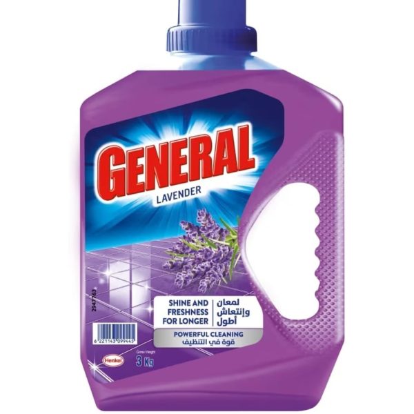 General Multi-Purpose Surface and Floor Cleaner - Lavender Scent, 3L