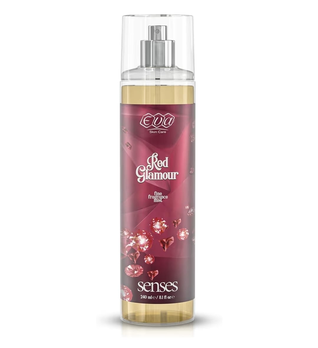 عطر ايفا Sensations Eva Body Spray - Red Glamour, 240ml - Image 1