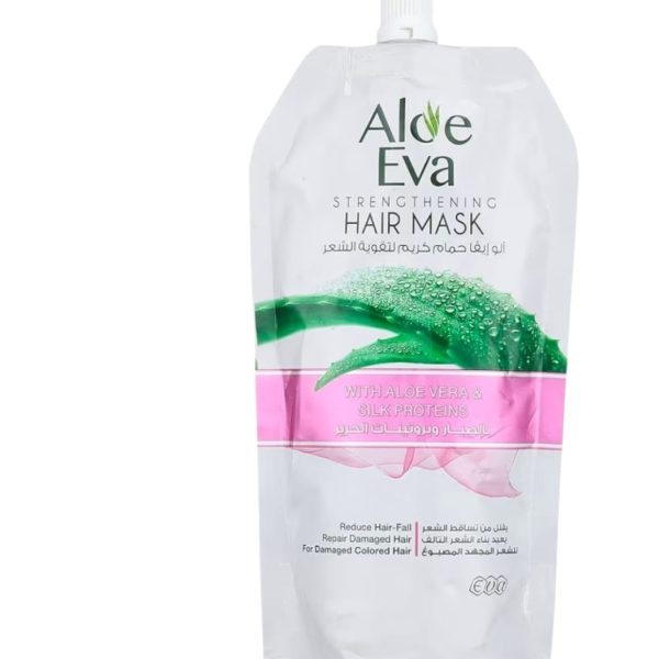 Hair mask sachet with aloe vera extract and silk proteins from Aloe Eva, 250 grams